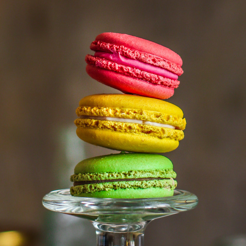 Macaroon by A-lesa - Wrapped Canvas Print, 30cm H x 30cm W x 3.8cm D