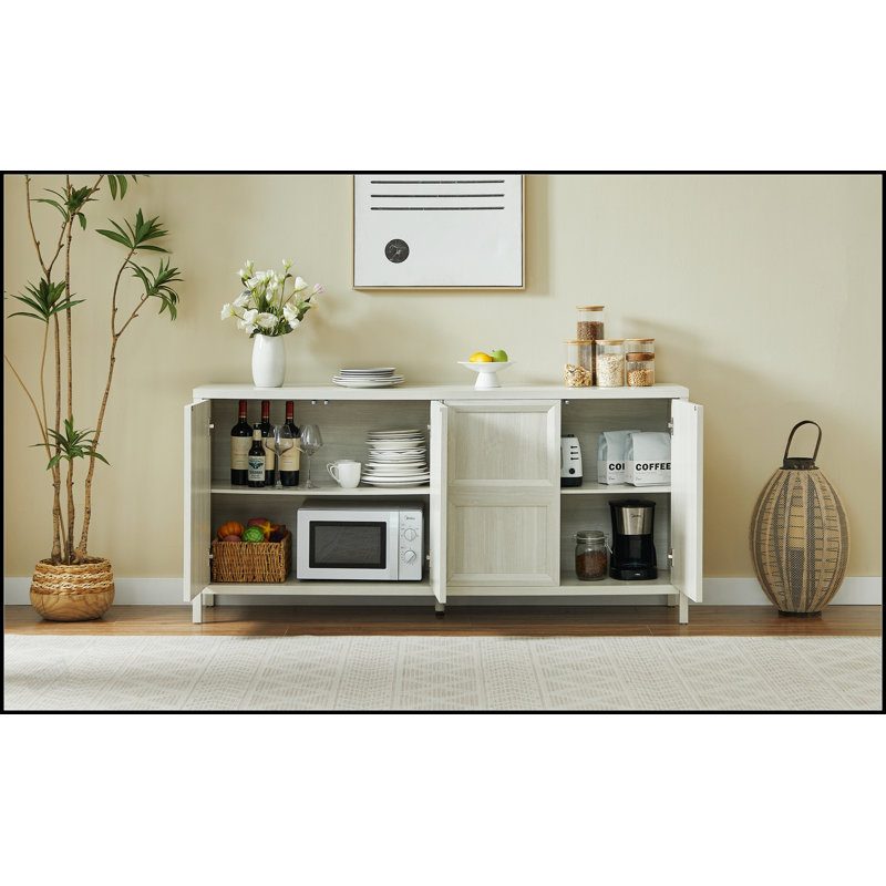 Armoire de rangement moderne 67 po avec ouverture basculante, charnières à fermeture en douceur et support mural inclinable pour la chambre à coucher
