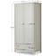Jarin 2 Door Solid Wood Wardrobe-49292652-49292651