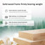 Armoire 58,27 "en bois massif de style crème à neuf tiroirs