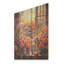 Sunset Florals Windows View In Italy II - fenêtre florale sur bois-2129198358