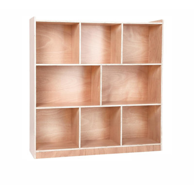 Glazed Exterior 8-Section Bookcase Classroom Storage Locker by Union Rustic