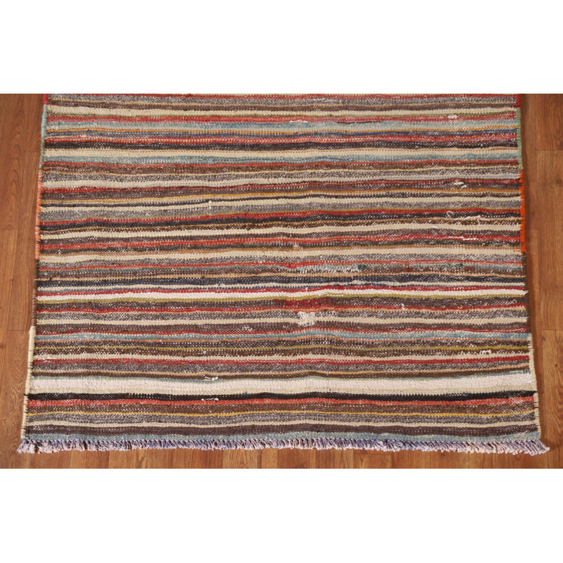 Tapis rayé kilim 4 x 6