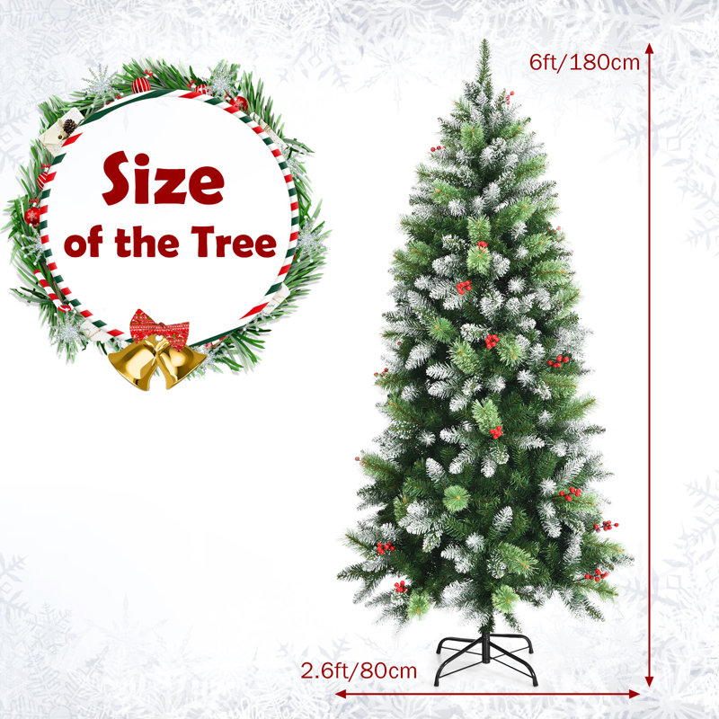 5.91' H Artificial Pine Christmas Tree
