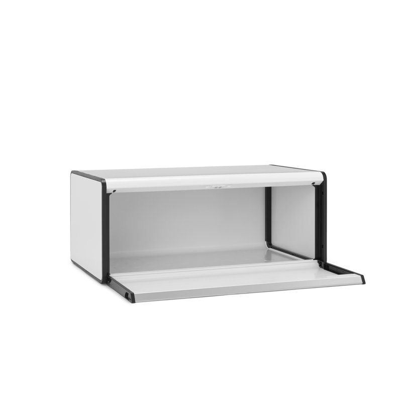 Brabantia Fall Front Bread Bin, White
