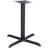 Beverly Restaurant Table X-Base with 3" Dia. Table Height Column-113398291-22109188