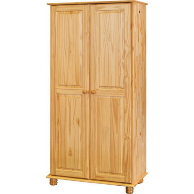 Ludovica 2 Door Solid Wood Wardrobe