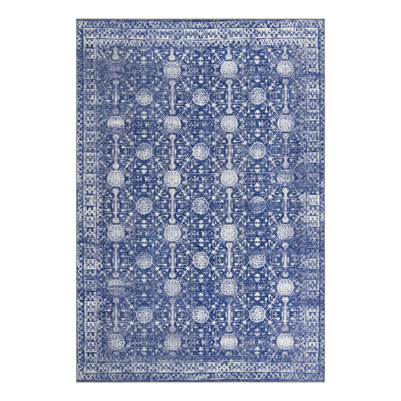 Dymph Chenille Geometric Indoor Rug, Rectangle 8'4" x 12'