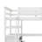 Evo 2 Drawer Loft Bed with Built-in Desk and Shelves-921547986-895083768