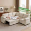 Canapé rembourré avec repose-pieds-713596435