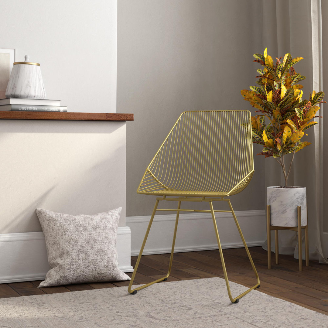 46cm H Slat Back Side Chair