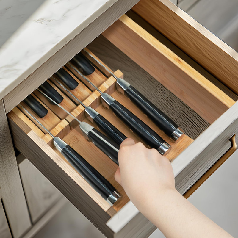 TAKKUI 9 Slot Drawer Knife Block