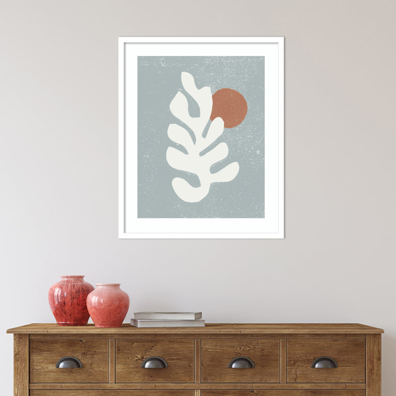 «Matisse Homage IV» par Moira Hershey - impression encadrée, Papier encadré blanc, H 28 po x l 23 po