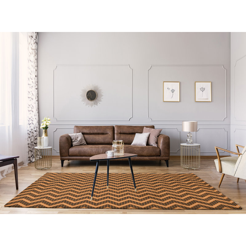 Chenille Chevron Indoor Rug, Rectangle 9' x 12'