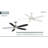 Soreno 52" 5CCT LED Ceiling Fan-124299646-124299649