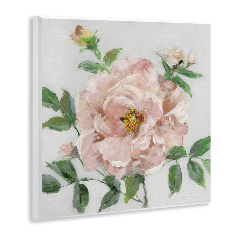 Plaque murale fleur d'œillet rose, design par Sally Swatland