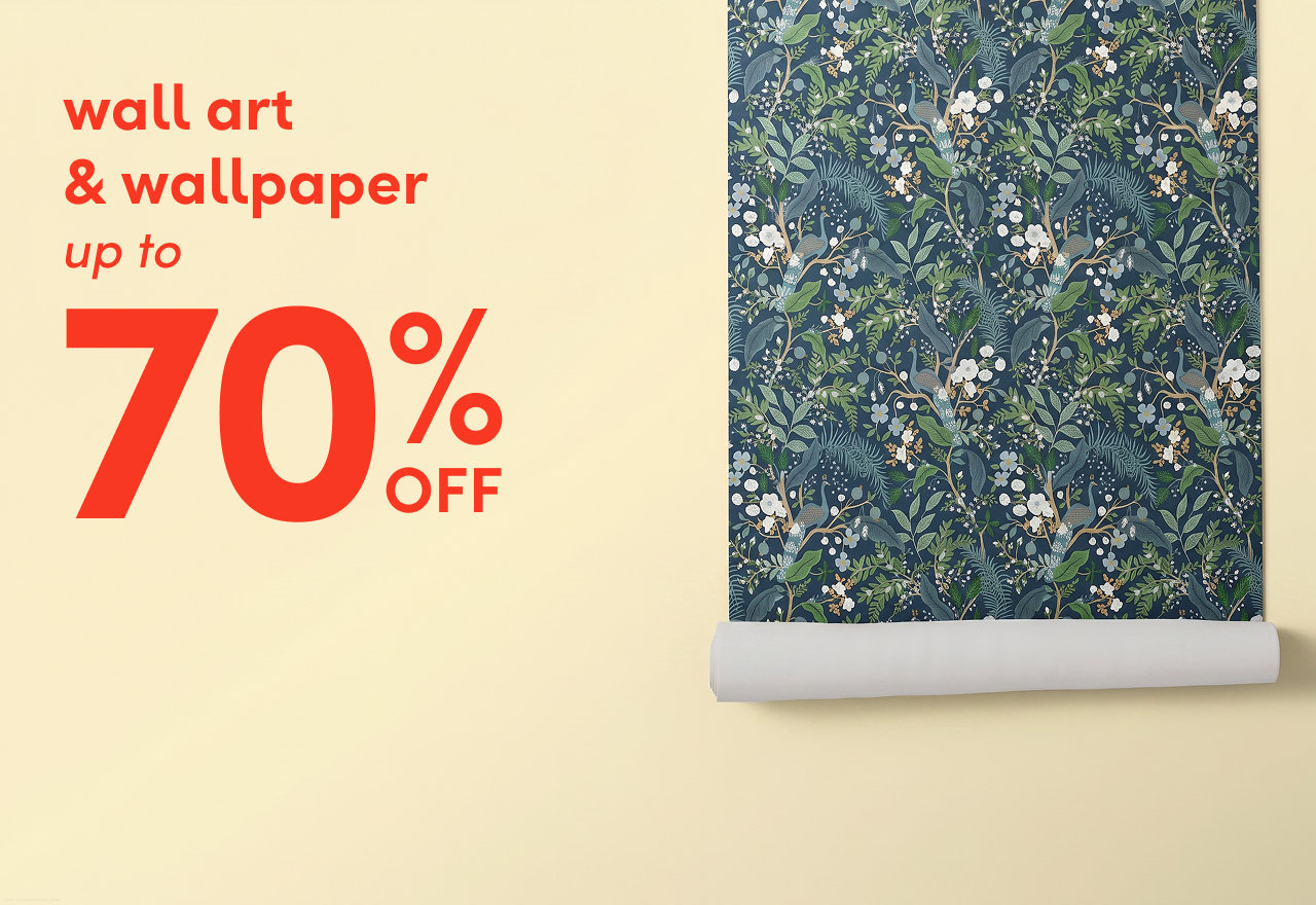 wall art & wallpaper clearance