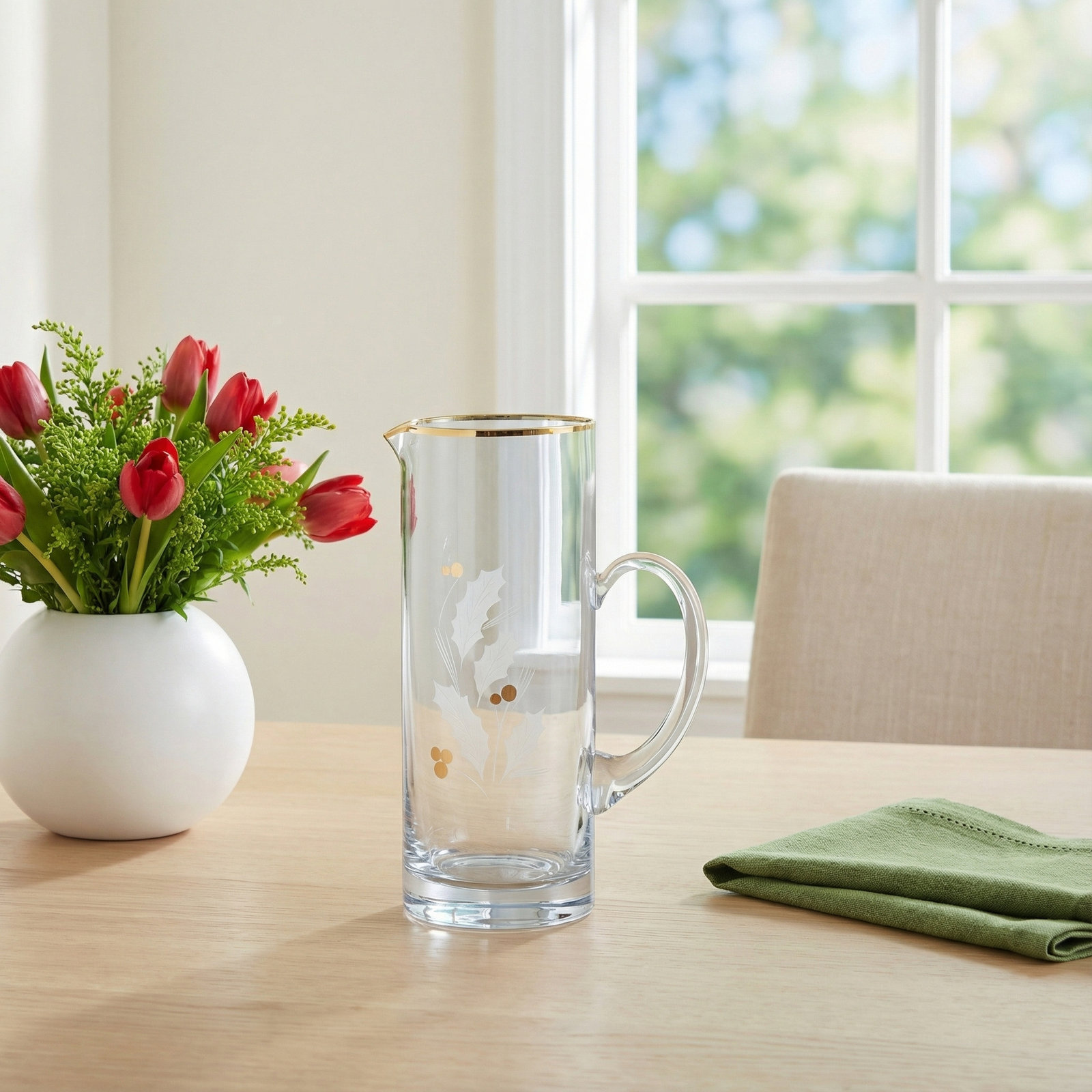 Holiday Gold 48 Oz. Pitcher