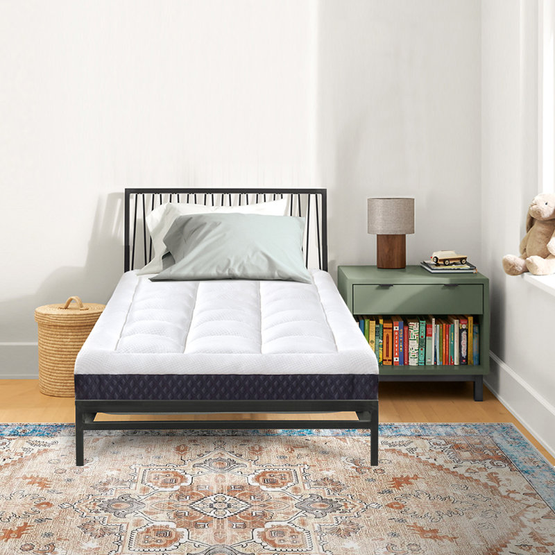 Memory Foam Mattress with Breathable Cover – 5/8/10/12 Inch Options, 5", Twin