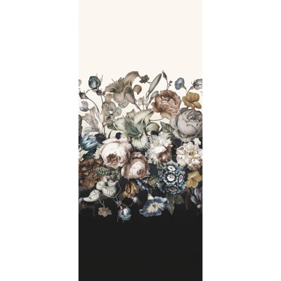 Non-Pasted Floral Wall Mural