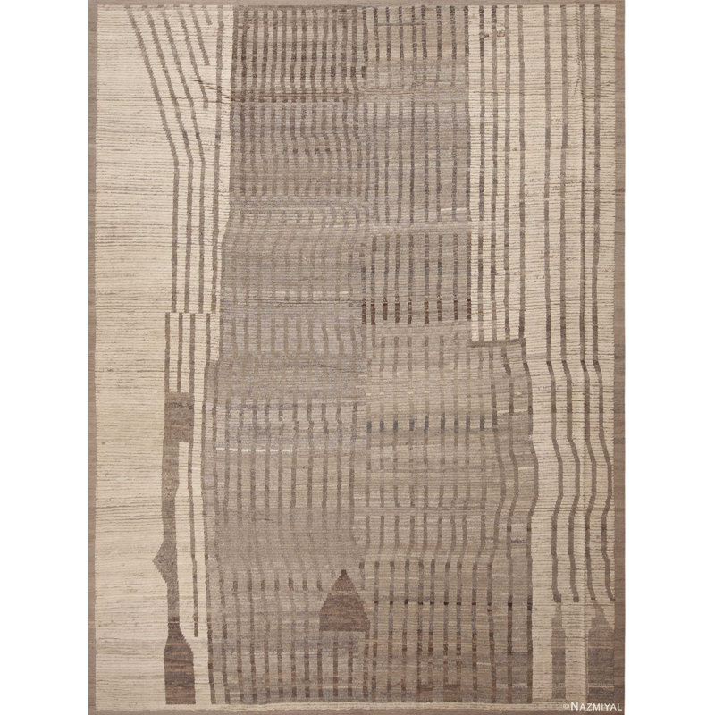 Tapis moderne neutre Neutral Earthy Tribal