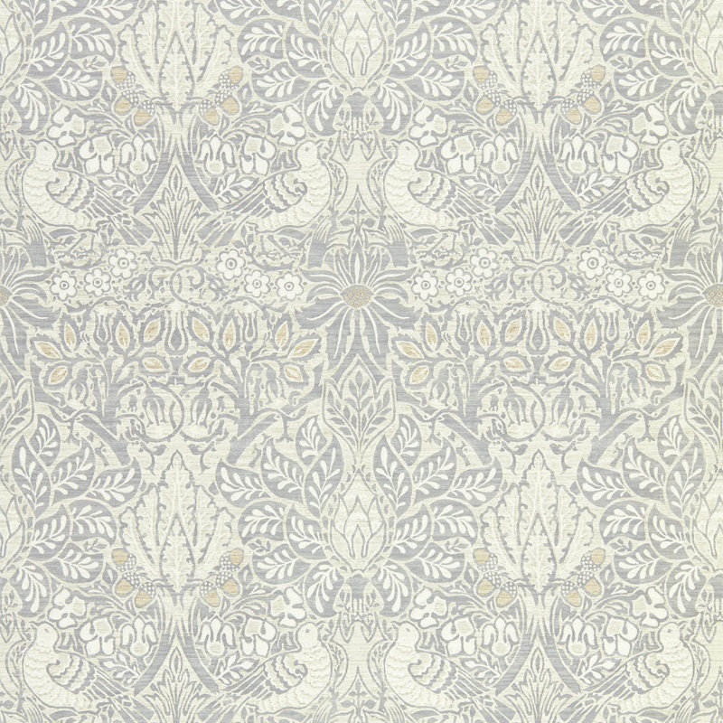 Pure Dove & Rose 10.05m x 68.6cm Matte Wallpaper Roll
