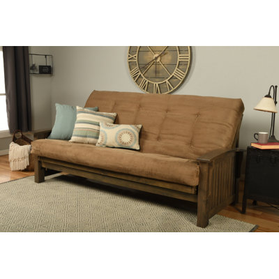Stratford Queen 87" Wide Loose Back Futon and Mattress