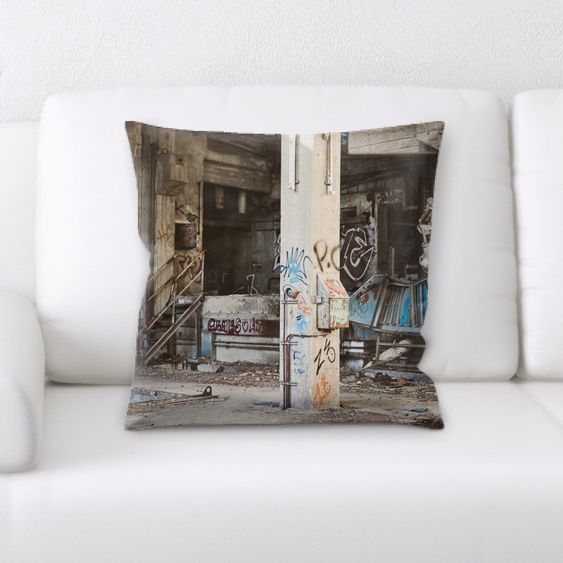 Coussin graffiti
