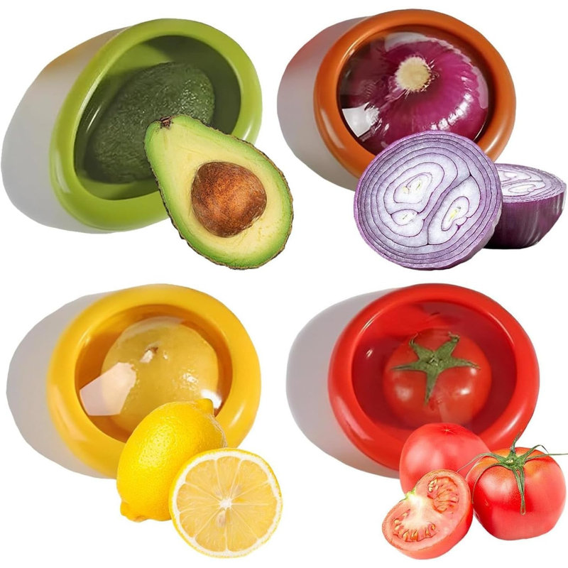 Ensemble de 4 contenants réutilisables pour conserver les aliments