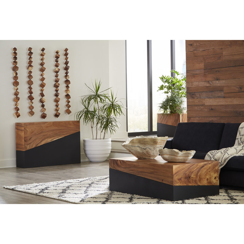 Geometry 48" Console Table, Brown