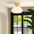 Deontre Glass Semi Flush Mount-1608814915