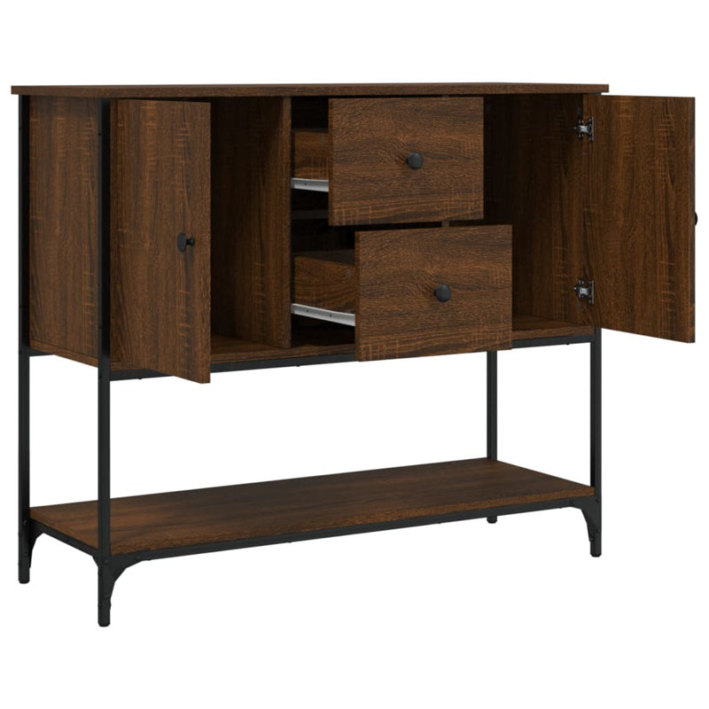 Muhlfeld 100cm Sideboard, Brown Oak