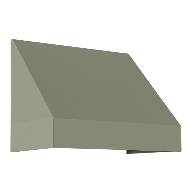 Store fixe Awntech New Yorker, 103 cm x 61 cm x 122 cm, sauge, H 24 po x l 40,5 po x P 48 po, Sauge