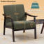 Fauteuil à dossier haut d'inspiration médiévale moderne-677280714