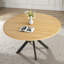 120 cm Beech Round Dining Table-497877930