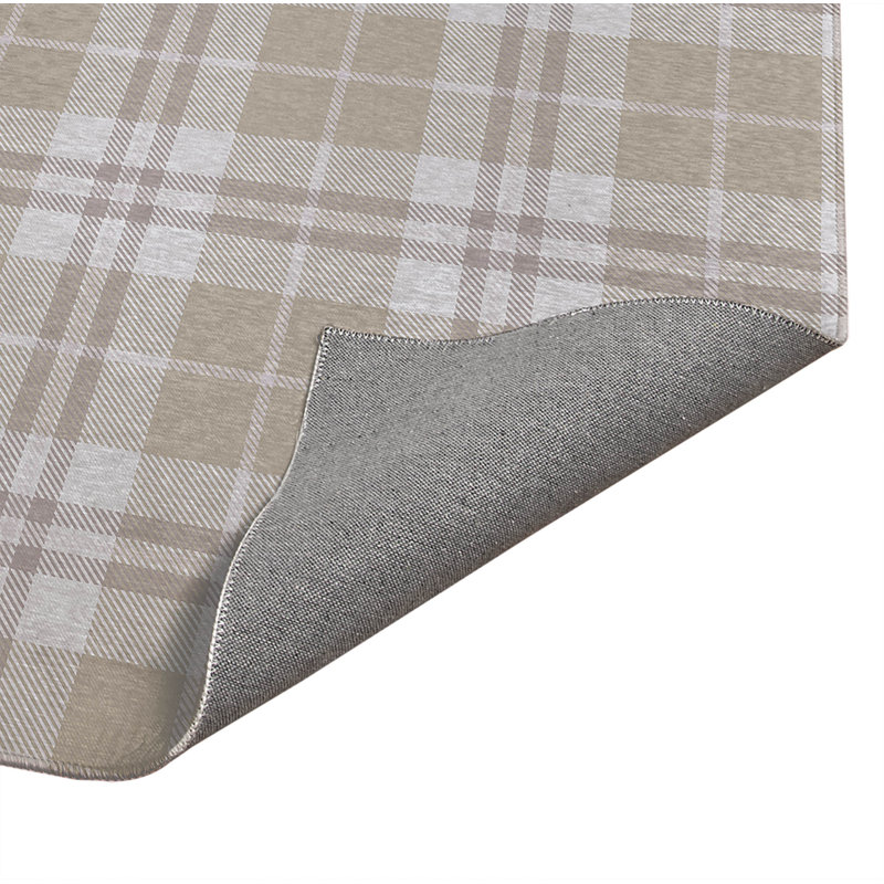 Tartan Block Non-Slip Outdoor Rug, Rectangle 2' x 3'