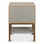 Gillian 2 - Drawer Solid Wood Nightstand