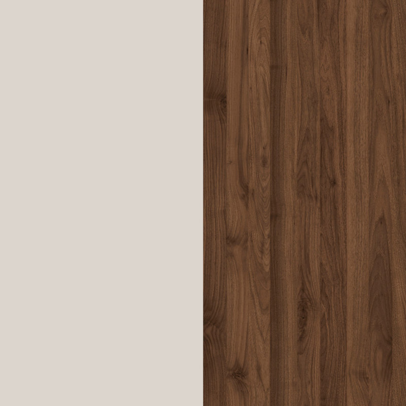 Yonkers Bathroom Storage, Walnut / Cashemere