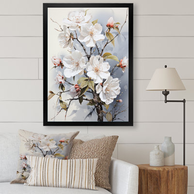 «Houssam Asian Art Apple Blossom II», reproduction sur toile