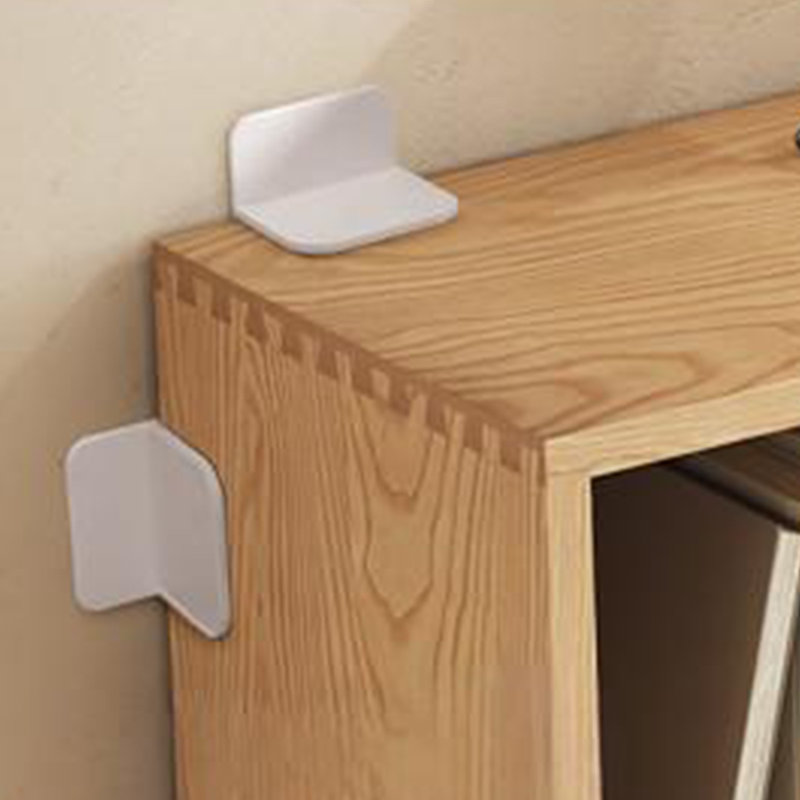 Bibliothèque à grande capacité en bois massif, Burlywood, (3 tablettes) H 46,85 po x l 27,56 po x P 11,81 po