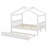 Wooden House Bed With Trundle-1681980299