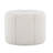 Ottoman In White Fabric