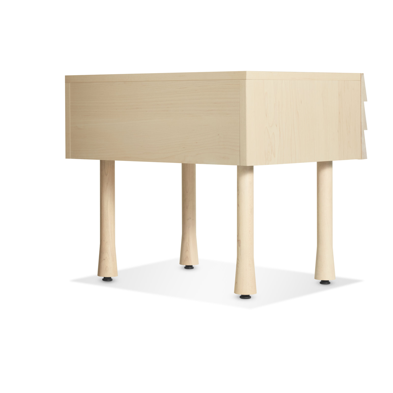Lap 1 - Drawer Nightstand, Whitewashed Maple / Whitewashed Maple