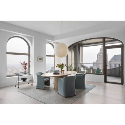 Dolmen Oval Marble Dining Table