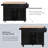 Bobbe Solid Wood Top Kitchen Cart-274539596