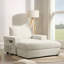 Canapé simple surdimensionné de 42 po, fauteuil en fausse fourrure de lapin avec porte-gobelets, méridienne rembourrée avec repose-pieds avec rangement et accoudoirs, canapé-lit avec siège profond pour le salon, appartement-1700964950