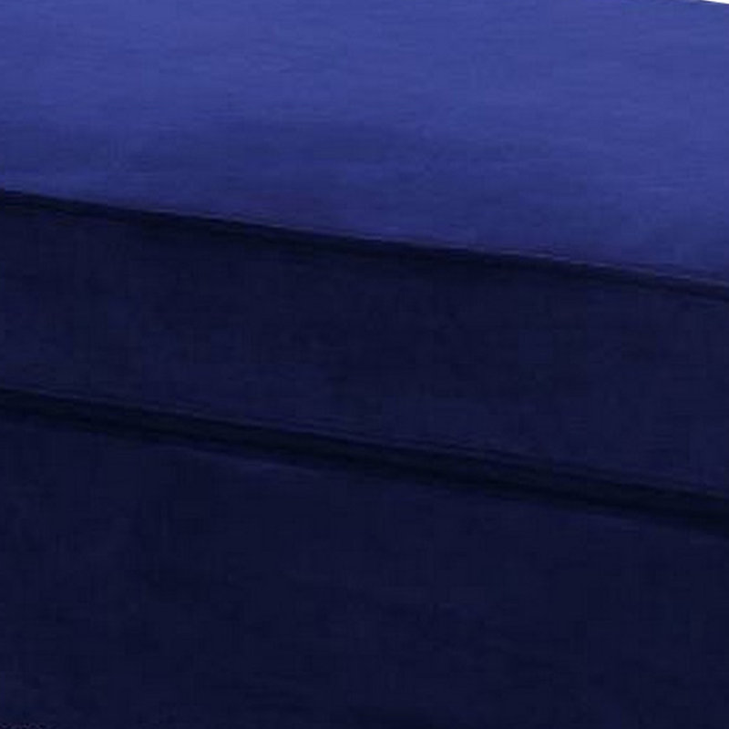 Shriner Velvet Ottoman