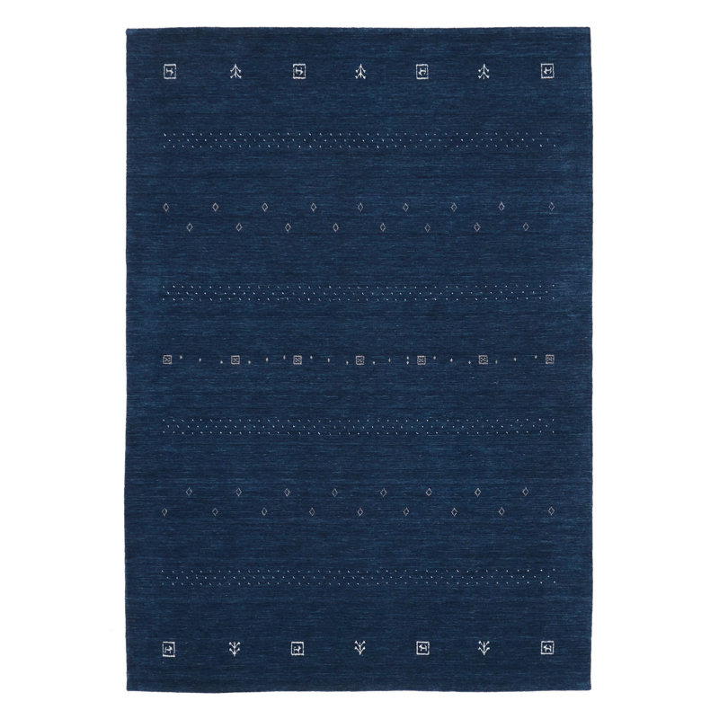 Kashkuli Gabbeh Navy Rug 5'6" x 8'0"