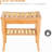 20" Bathroom Stool With Storage Shelf - Adds A Modern Touch To Shower Seat Options Suits Various Needs