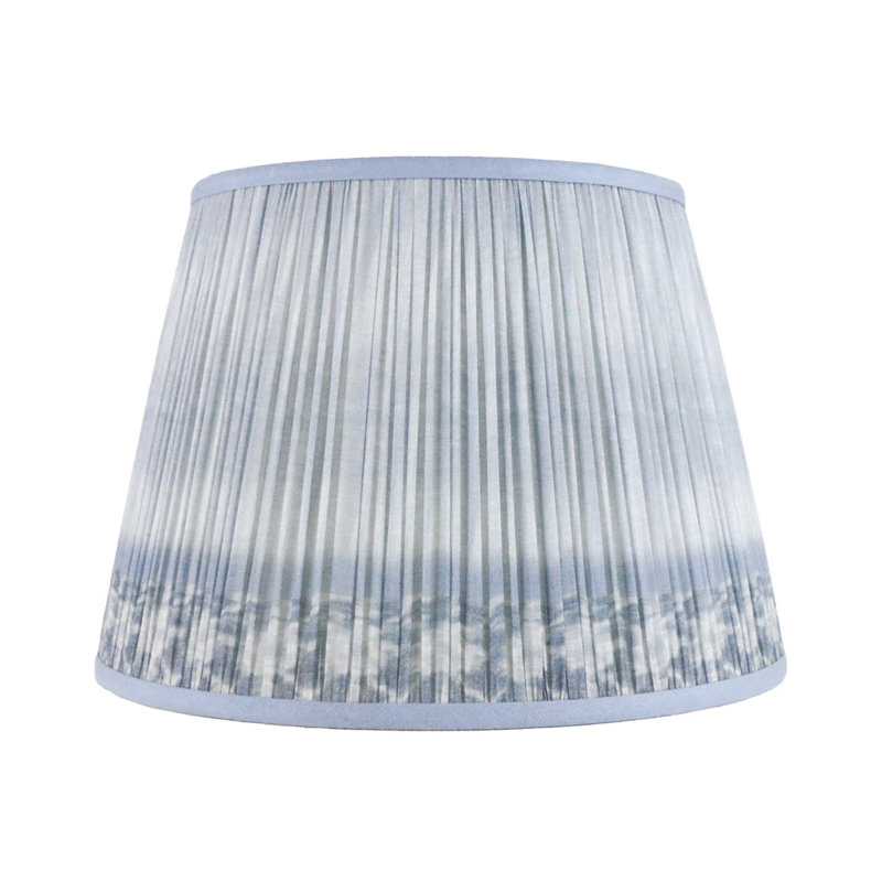 Ikat Empire Lamp Shade (Spider), 12" H x 18" W x 18" D, Blue